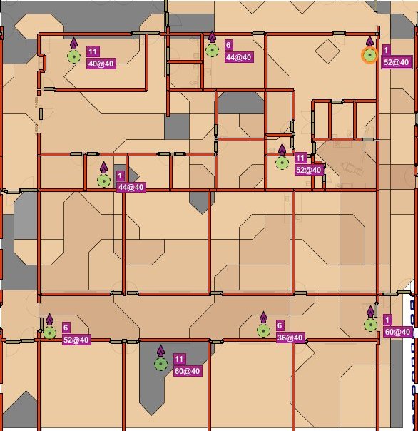 roaming handoff planning heatmap by KIT Communications